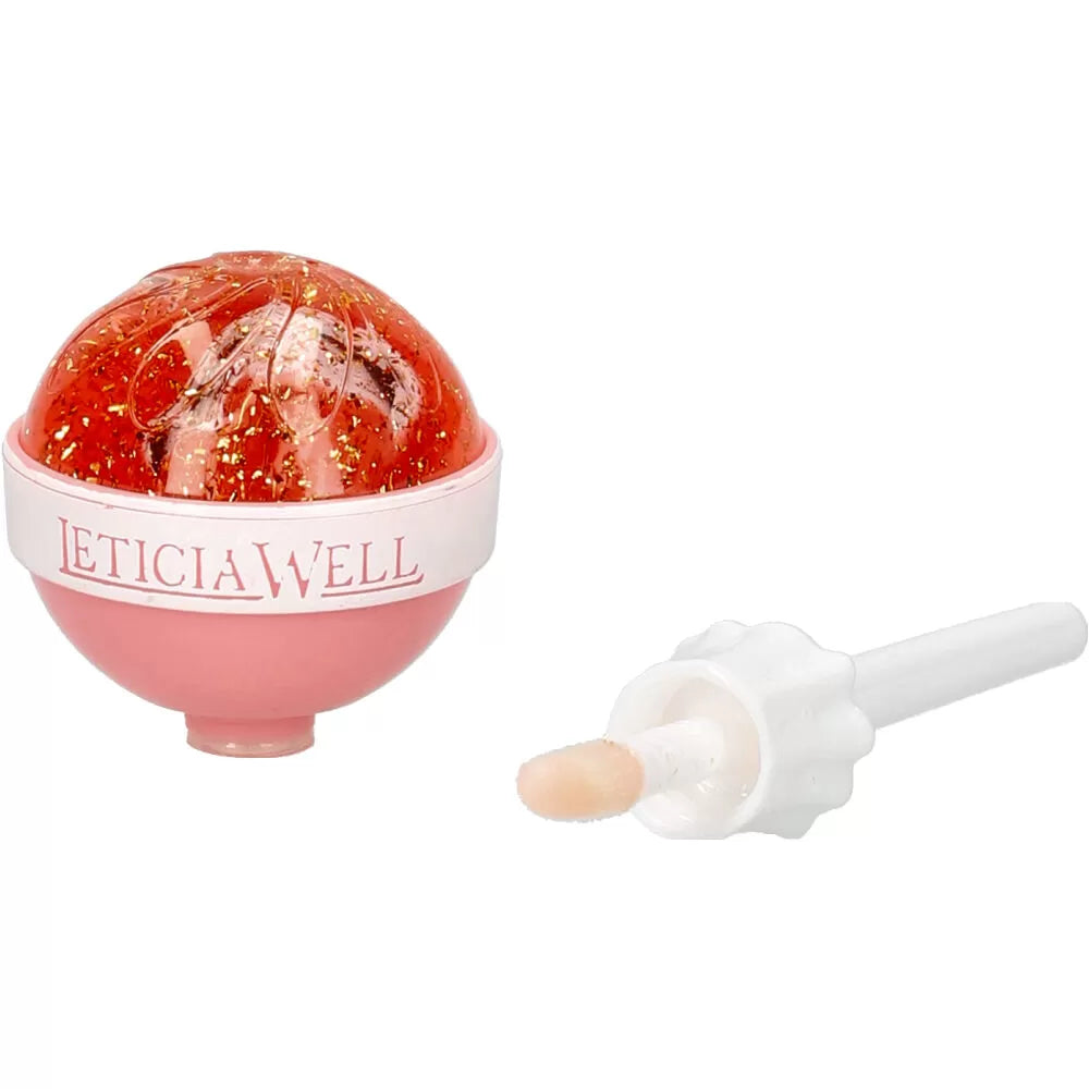 Gloss avec glitter et avec saveur de Cerise Nr21